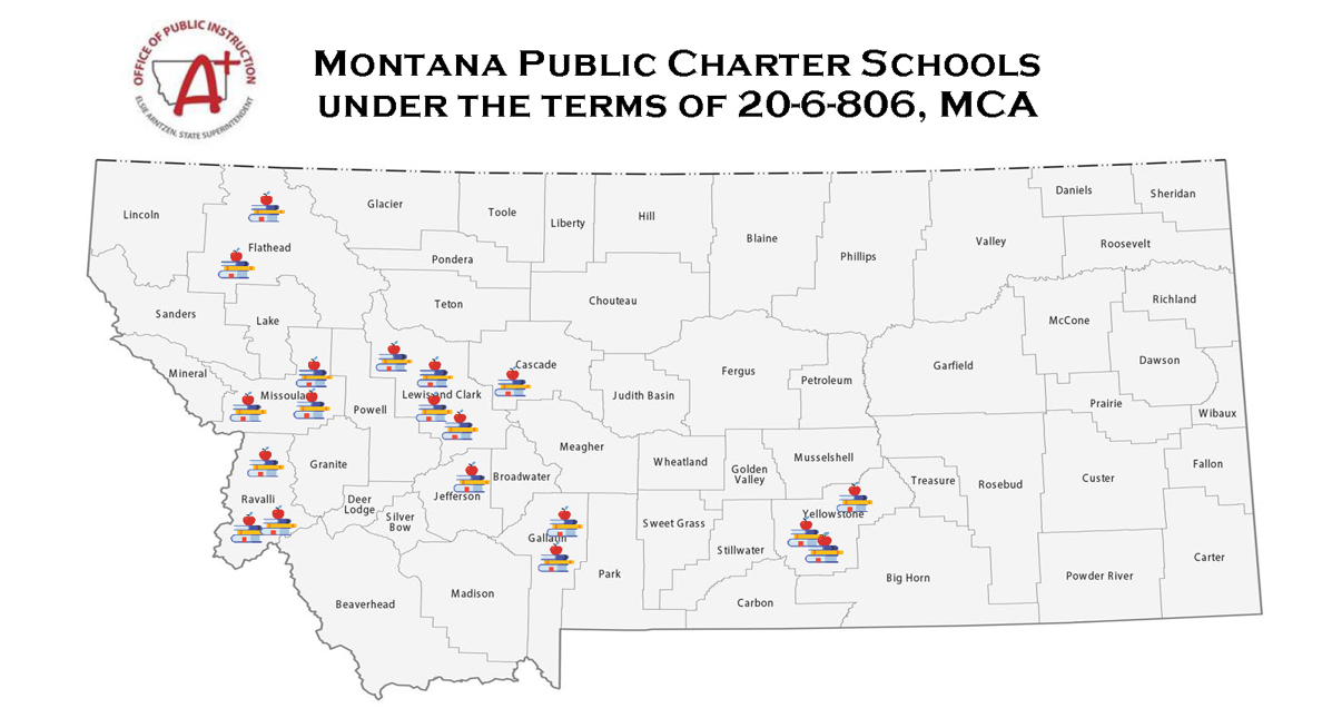 Montana Charter School Map